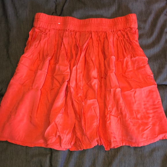 Aeropostale salmon pink flowy skirt - Picture 3 of 4